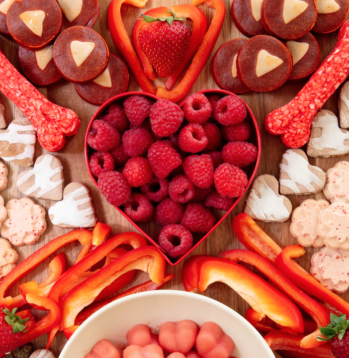 Valentine's Day Barkcuterie Board Ideas For Your Pup