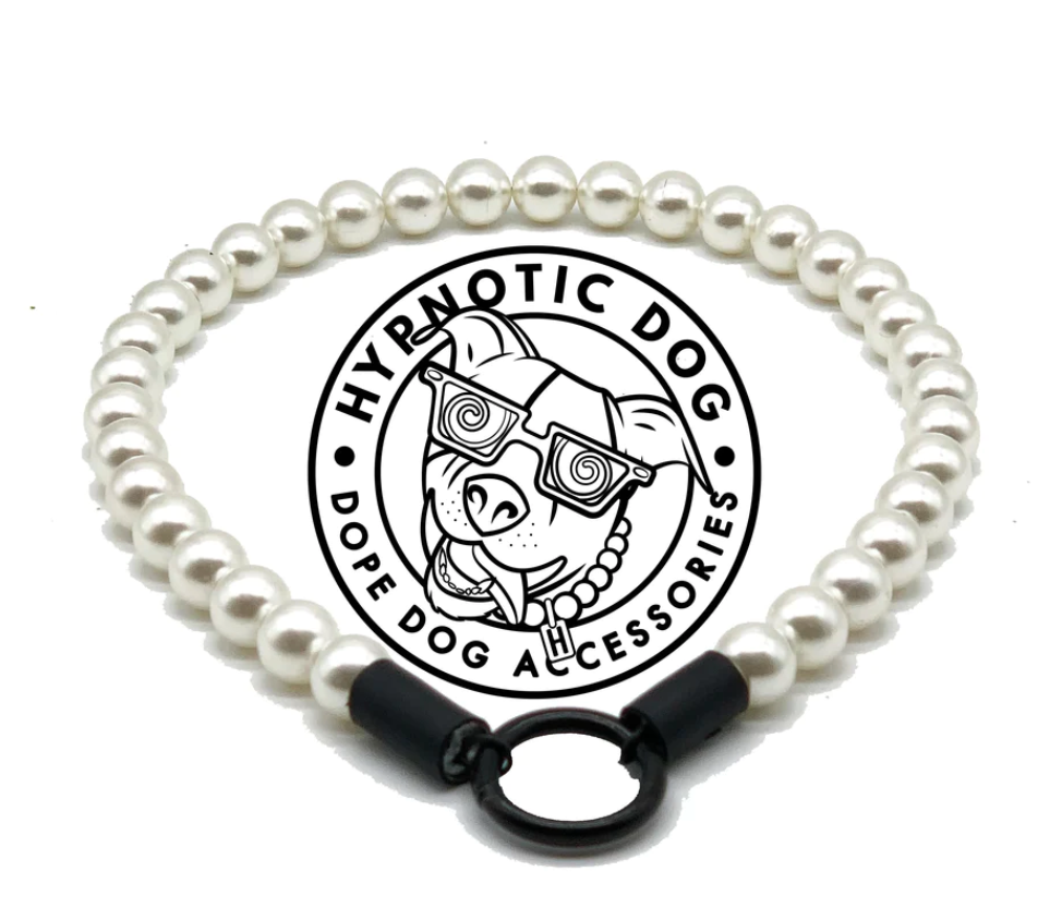 Hypnotic Dog Pearl Collar