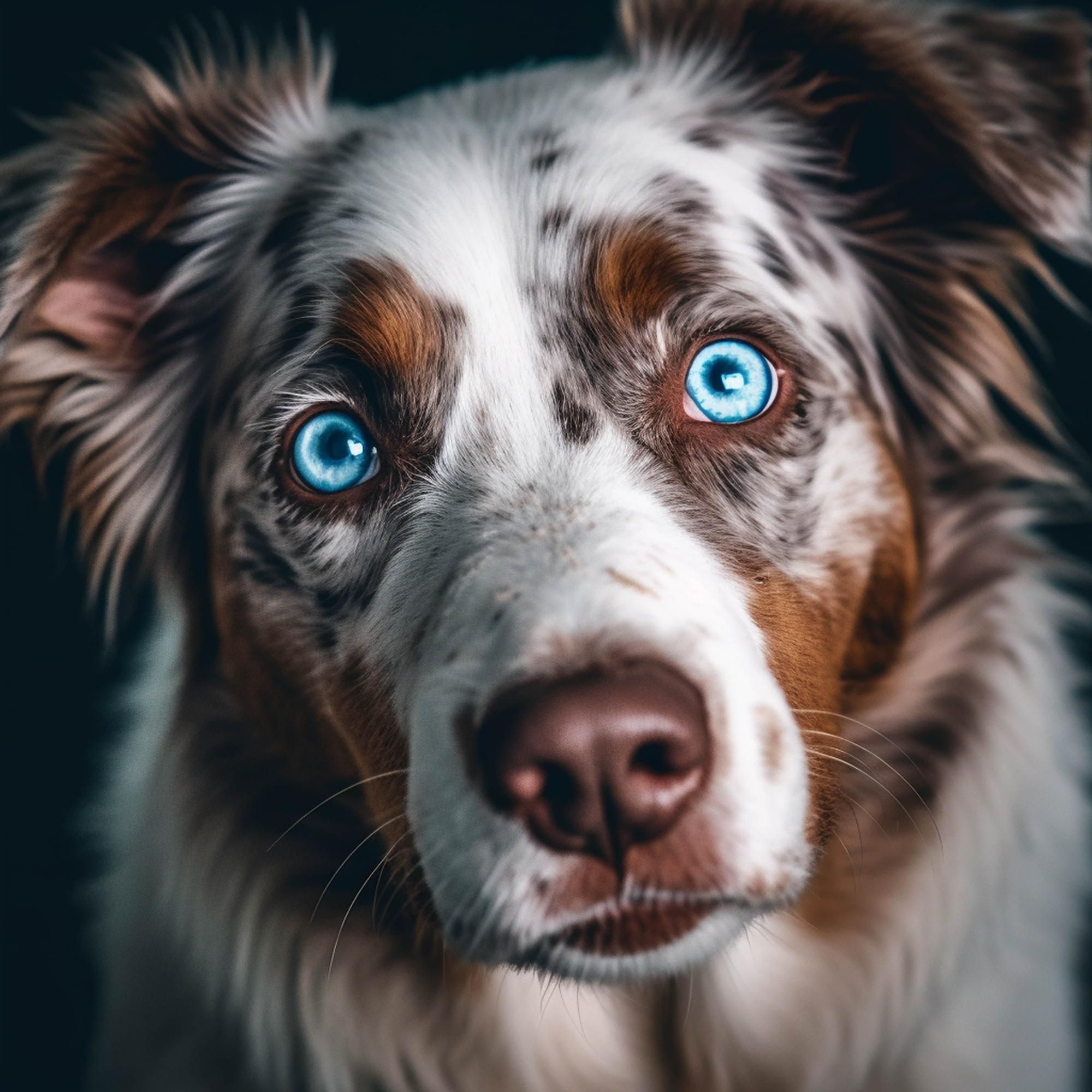 different colored eyes dogs