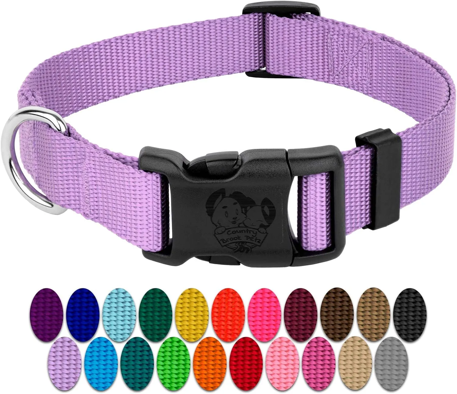 Country Brook Petz - Lavender Dog Collar