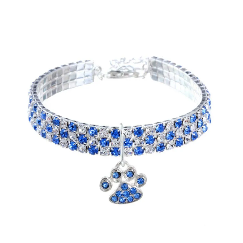 RayMinsino Pet Collar with Diamonds