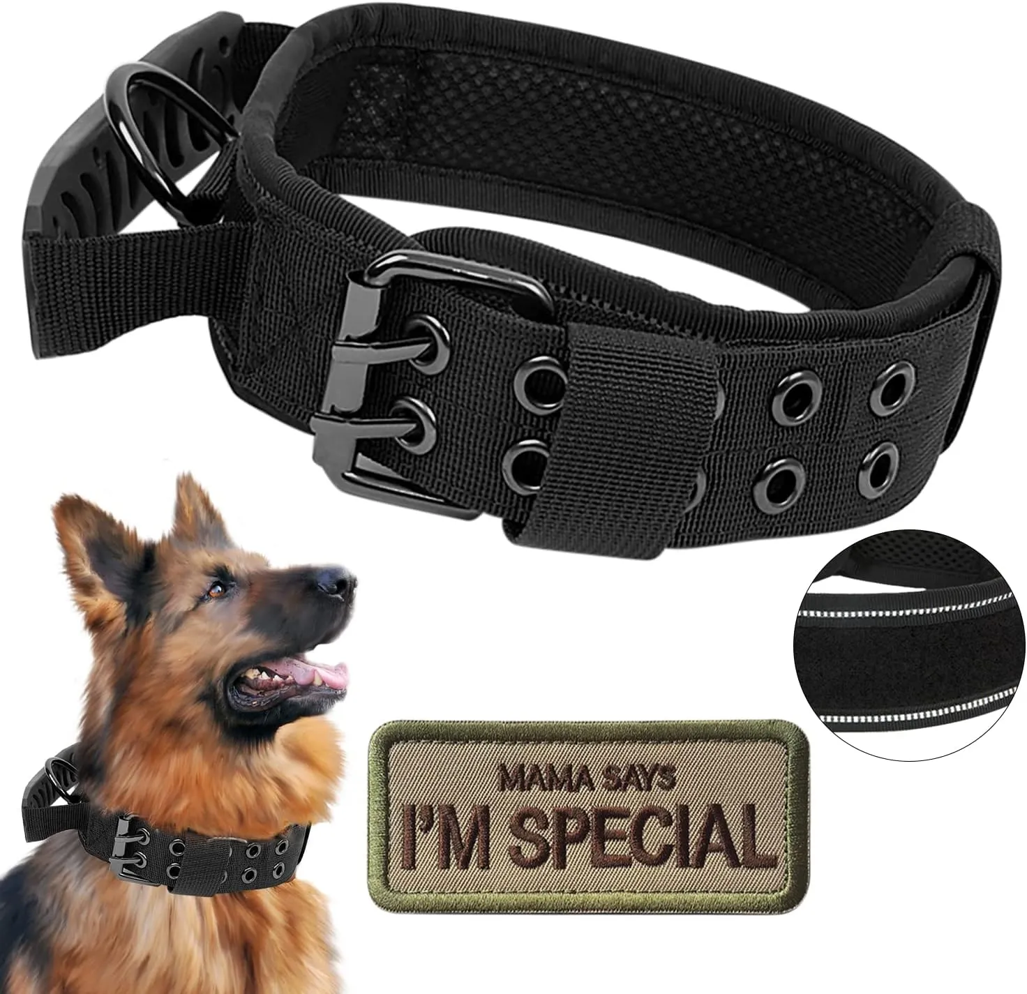 Periflowin Tactical Dog Collar