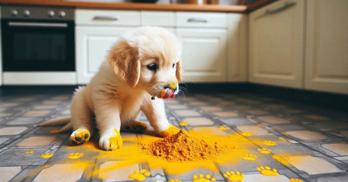 Dogs Eating Turmeric