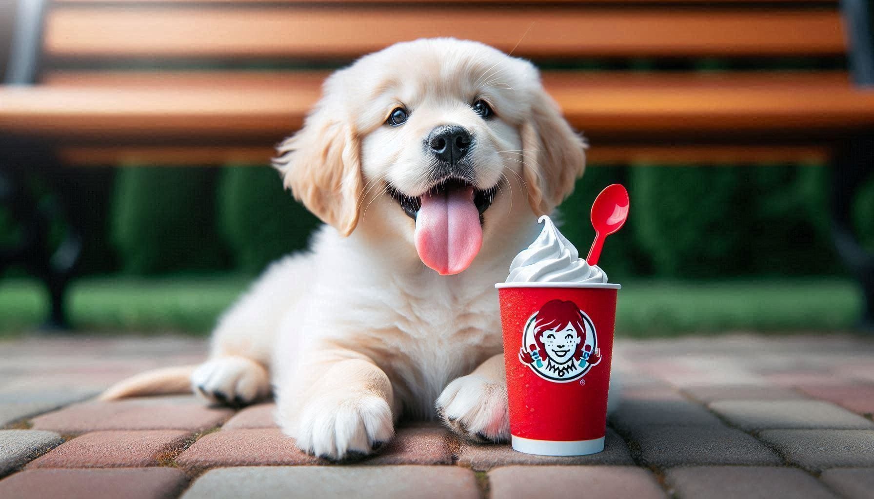 Dogs Eating Wendy's Frosty