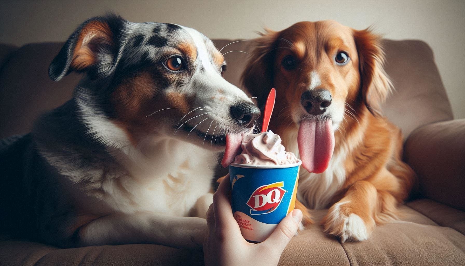 Dogs Eating Dairy Queen Blizzards